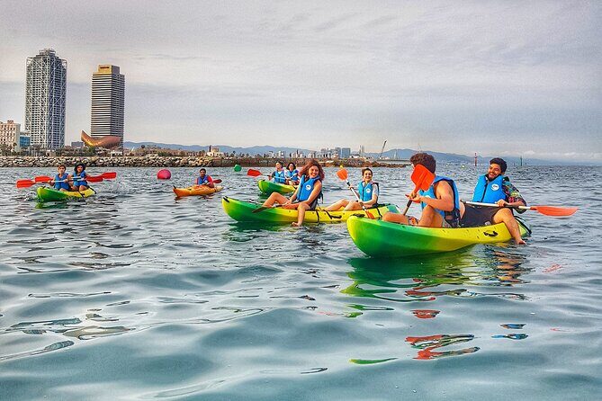Barcelona Skyline Kayaking Coupled with Delicious Tapas - Cruising the Barceloneta Front: Streets and Skyscrapers in One View