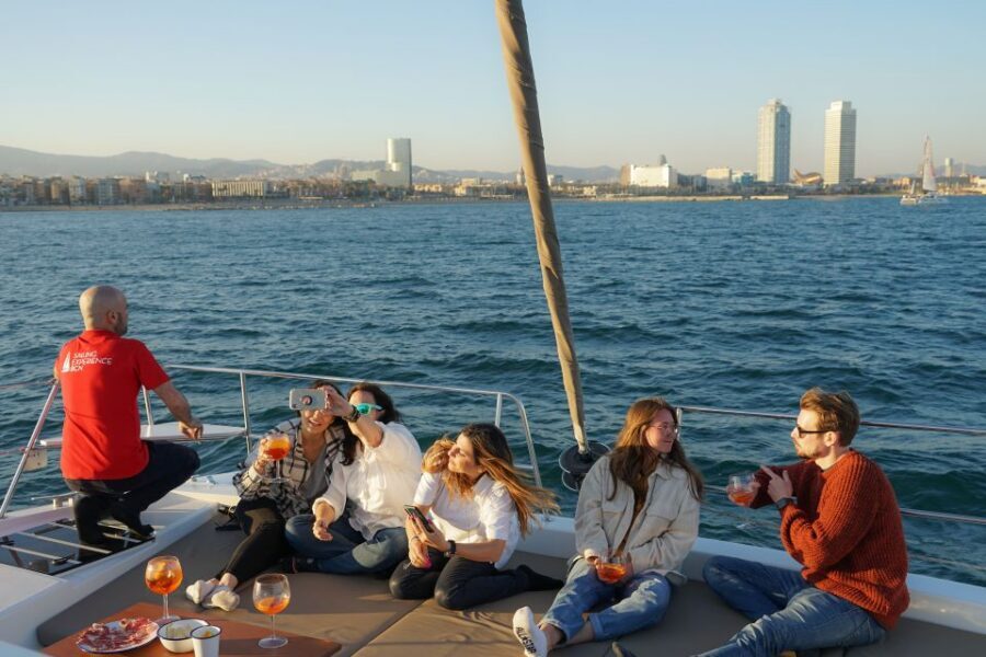Barcelona: Sunset Catamaran Experience w/ optional Dinner - Optional 3-Course Dinner with Chef: When It’s Worth Choosing