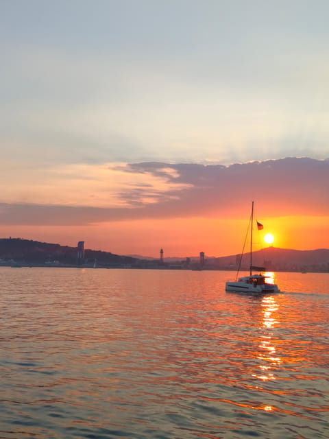 Barcelona: Sunset Cruise with Snacks and Drinks - Deck comfort: where to relax and where to watch