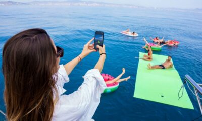 Barcelona: Sunset or Day Catamaran Cruise with Tapa & Drink - Marina Vela Boarding: Next to Barceloneta and the W Hotel