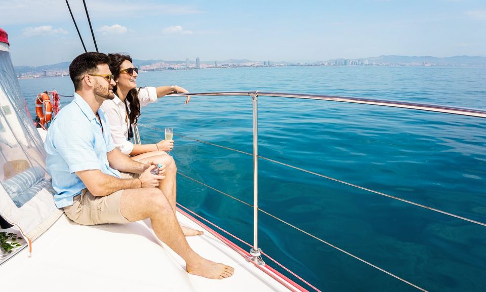 Barcelona: Sunset or Day Catamaran Cruise with Tapa & Drink - The Catamaran Setup: Bow Nets, Shade/Sun Areas, and Room to Breathe
