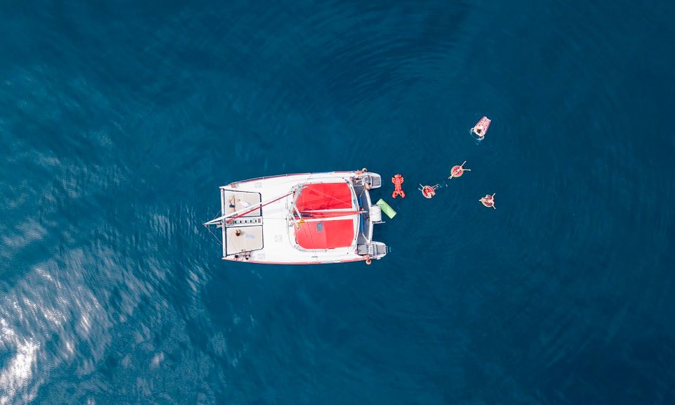 Barcelona: Sunset or Day Catamaran Cruise with Tapa & Drink - Crew Energy and How You’ll Spend Your Time On Board