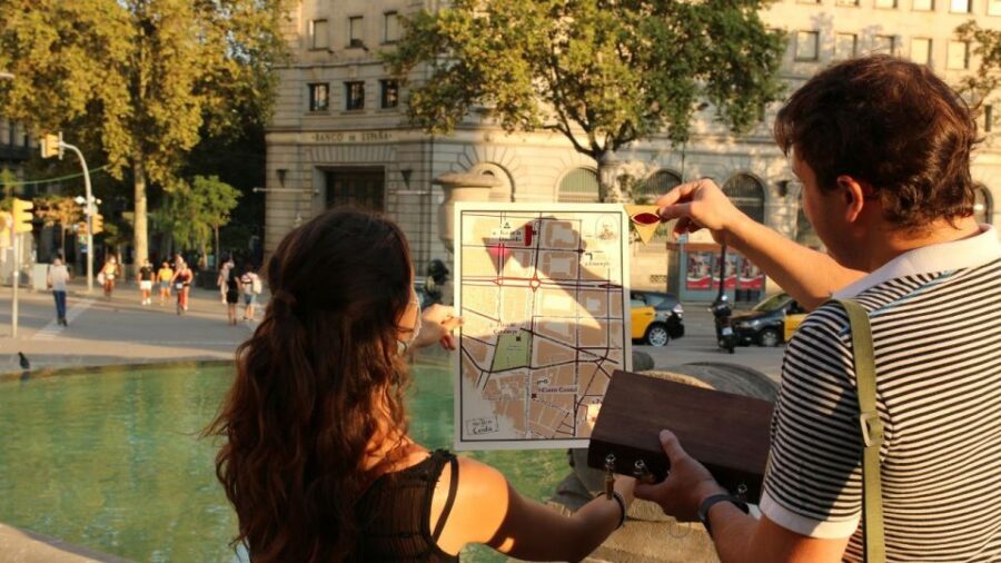 Barcelona: "The Secret of Cerdà" Treasure Hunt Walking Tour - Palace of Catalan Music area: learning stories while you stay on task
