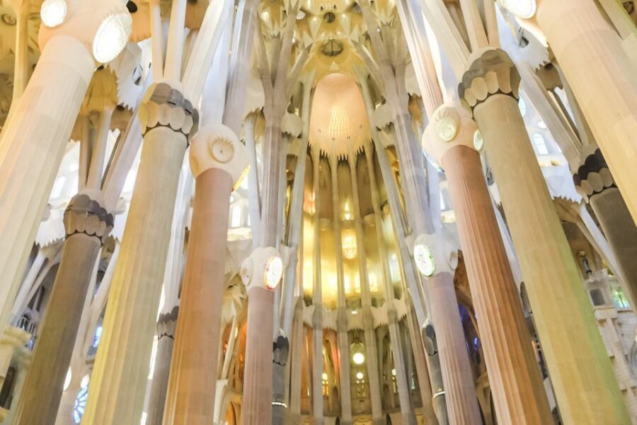 Barcelona: Wonders of Gaudi Bike Tour - CaixaForum Macaya and Torre Bellesguard: Modernist Detail with a Castle Vibe