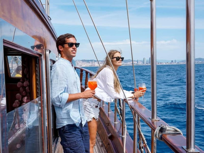 Barcelona: Wooden Boat Sailing with Tapa and Welcome Drink - Who should book this Barcelona sail (and who should pause)