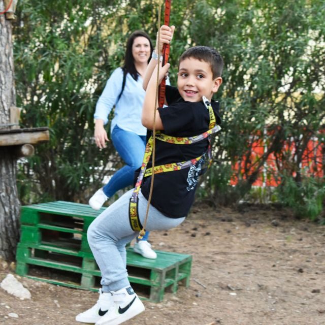 Bosc Aventura Salou: Explorer Pack - Salou City-Center Zip Line: The Green Course for Ages 3–6