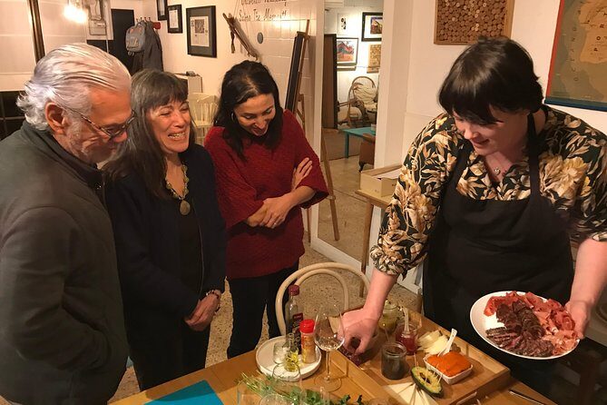 Build A Catalan Charcuterie Cheese Board & Wine Pairing (V/VG Options) - A 2-hour Barcelona charcuterie class that turns into dinner