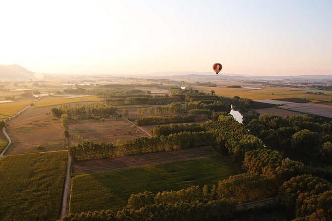 Catalonia Hot Air Balloon with Optional Pick up from Barcelona - Champagne, biscuits, and the flight certificate that actually matters