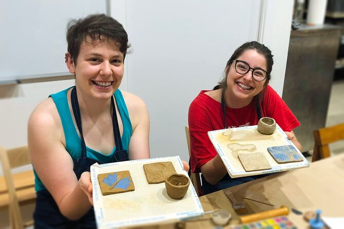 Ceramic Tiles Small Group Workshop in Barcelona - What you’ll learn: clays, decoration techniques, and AMACO Velvet Underglazes