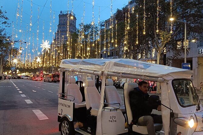 Christmas Lights Tour of Barcelona in Private Eco Tuk Tuk - Key Highlights You’ll Actually Feel During the Ride