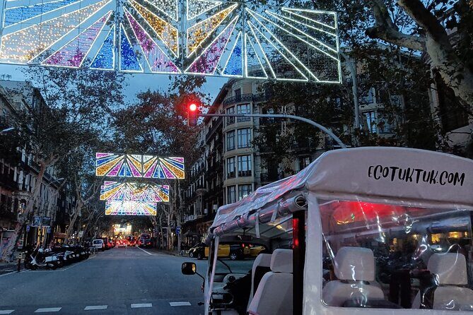 Christmas Lights Tour of Barcelona in Private Eco Tuk Tuk - Price and Logistics: The Real Value Check