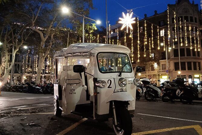 Christmas Lights Tour of Barcelona in Private Eco Tuk Tuk - Comfort in Winter: Rain, Wind, and Staying Warm