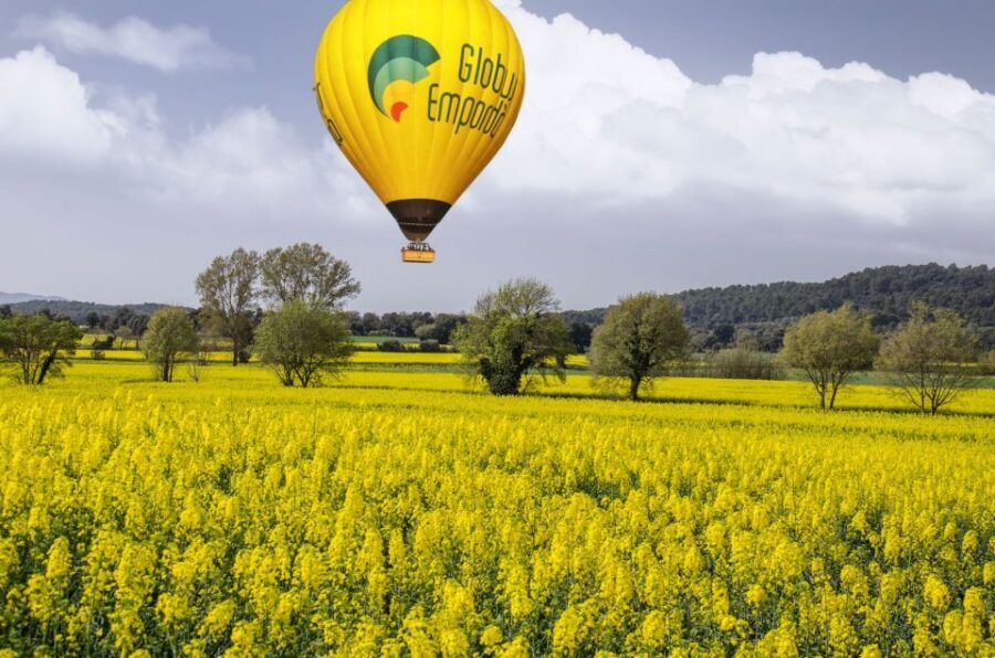Costa Brava: Hot Air Balloon Flight - After Landing: Cava, Almond Cake, GPS Route, and the Photo Magnet