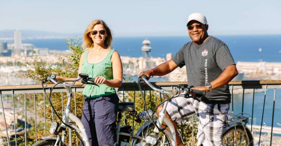 Electric Bike Tour of Montjuic and Barcelona - Plaça d’Espanya as your first real clue you’re on the right hill