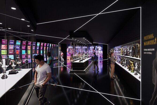Football Club Barcelona Museum Immersive Tour Guided Visit - FC Barcelona Museum walkthrough: interactive exhibits and the legends