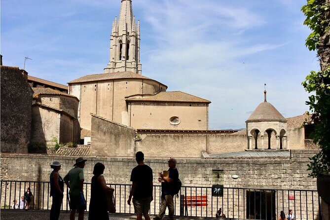 Girona Walking Tour: Explore Top Sights & Hidden Gems - Girona Cathedral: the wide Gothic nave and the Tapestry of Creation