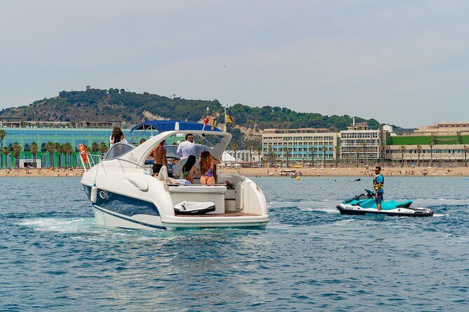 Gobbi Yacht Rental in Barcelona 9 Pax 2/4/8hs - Snorkeling Gear and Open-Sea Swim Options (Cala Montgat or Hotel W)