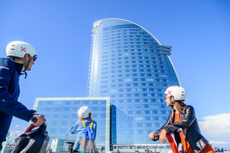 Intro Segway Tour Barcelona 1h - Columbus, Port Vell, and Barceloneta Beach from a Segway