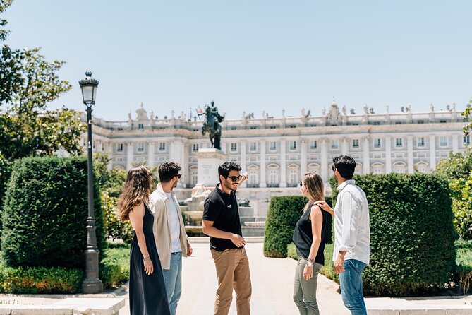 Madrid by High-Speed Train with Prado Museum Private Tour - Royal Palace exterior and Gran Vía: classic Madrid with limited friction