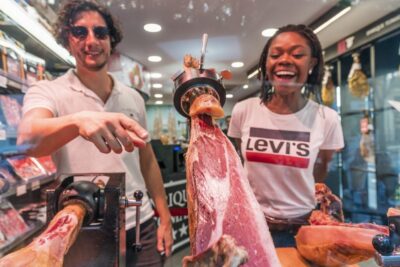Menu Ibérico - Jamón & Cava near Sagrada Familia - Menu breakdown: bravas, gazpacho, toasts, and the jamón show