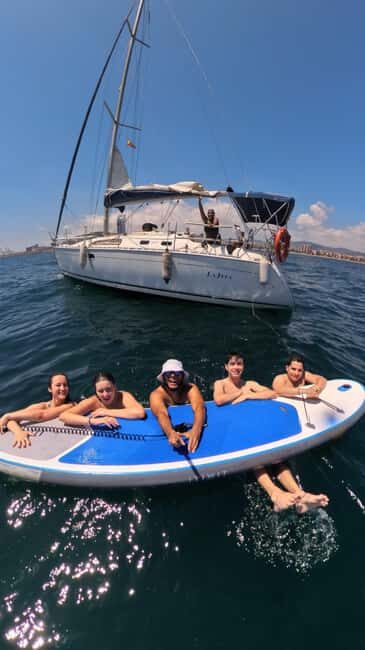 New Sailing / Boat Tour with Free Drinks and Tapas - The Open-Sea Swim Stop: Deep Water, Floats, and Paddle Boards