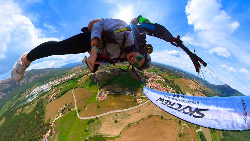 Paragliding: Experience the magic of flying near Barcelona. Report included - Meeting point reality: weather changes the plan