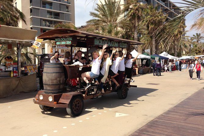 Private Barcelona Beer Bike Tour - Getting Started at Rambla de Santa Mònica (and How the Transfer Works)