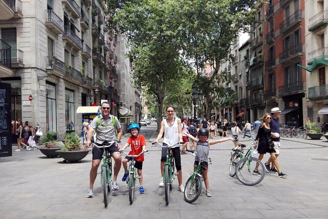 Private Bike tour for families - Gothic Quarter to El Born: medieval streets at a kid-friendly pace