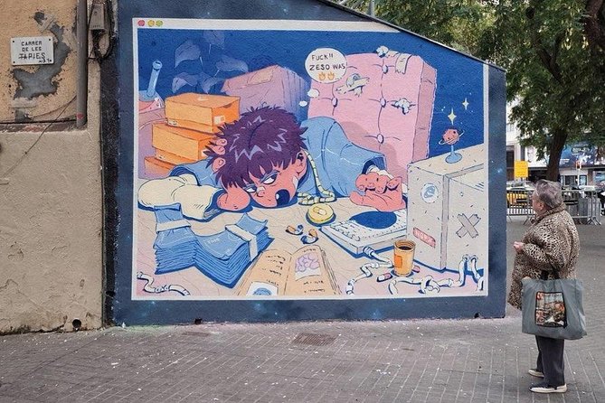 Raval Street Art and Graffiti Guided Tour in Barcelona - The first stretch: “popular neighborhood” energy and city-center texture