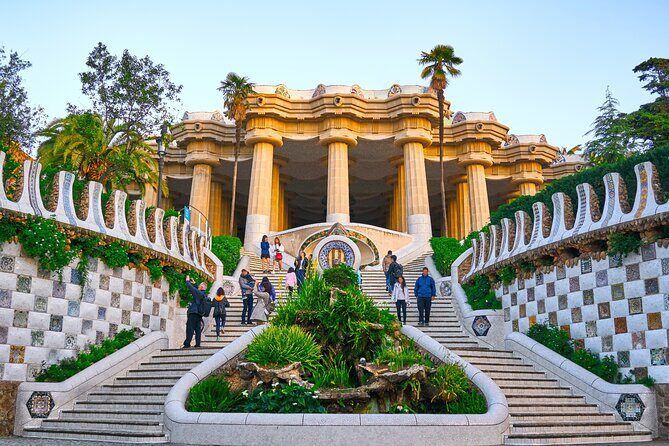 Sagrada Familia and Park Guell Guided Tour with Transport - Sagrada Família: Four Façades Outside, Then the Column Forest Inside