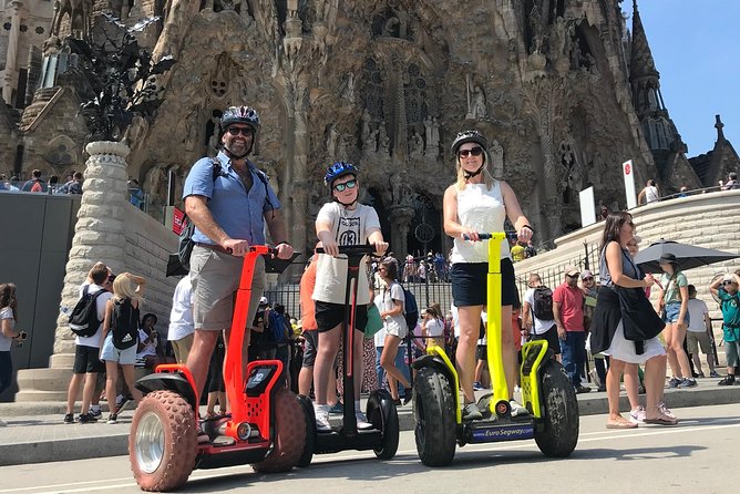 Segway Tour to Sagrada Familia views - Getting started in the Gothic Quarter: training first, stress later