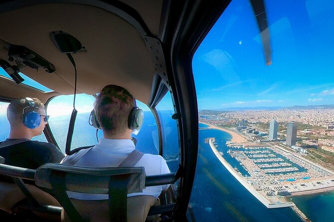 Unique Helicopter Flight with Optional Sailing Experience - Upgrading to the Sailing Boat: Snacks, Drinks, and Real-Time Barcelona Views