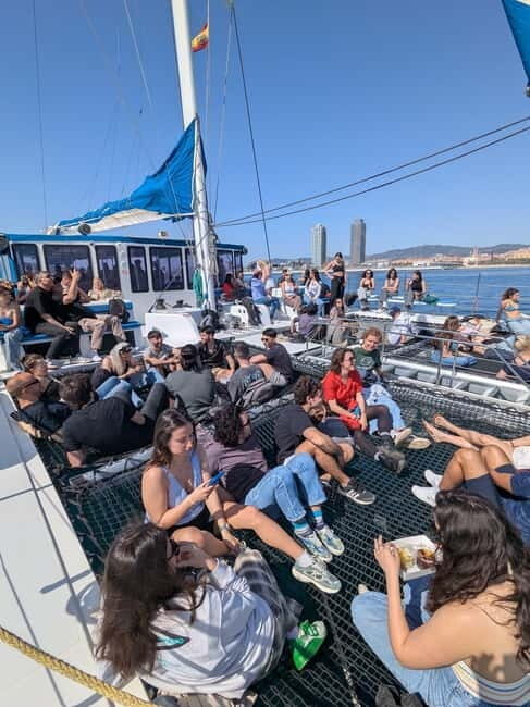 Vermouth on Catamaran: A Gastronomic Experience in Barcelona - Sun, Skyline Colors, and the DJ Set on Deck