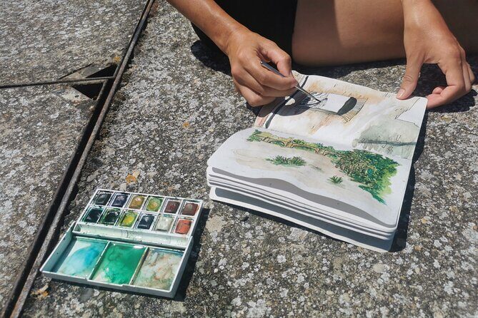 Workshop to learn Drawing and Watercolor in charming places - Materials included: why this workshop feels easy to join